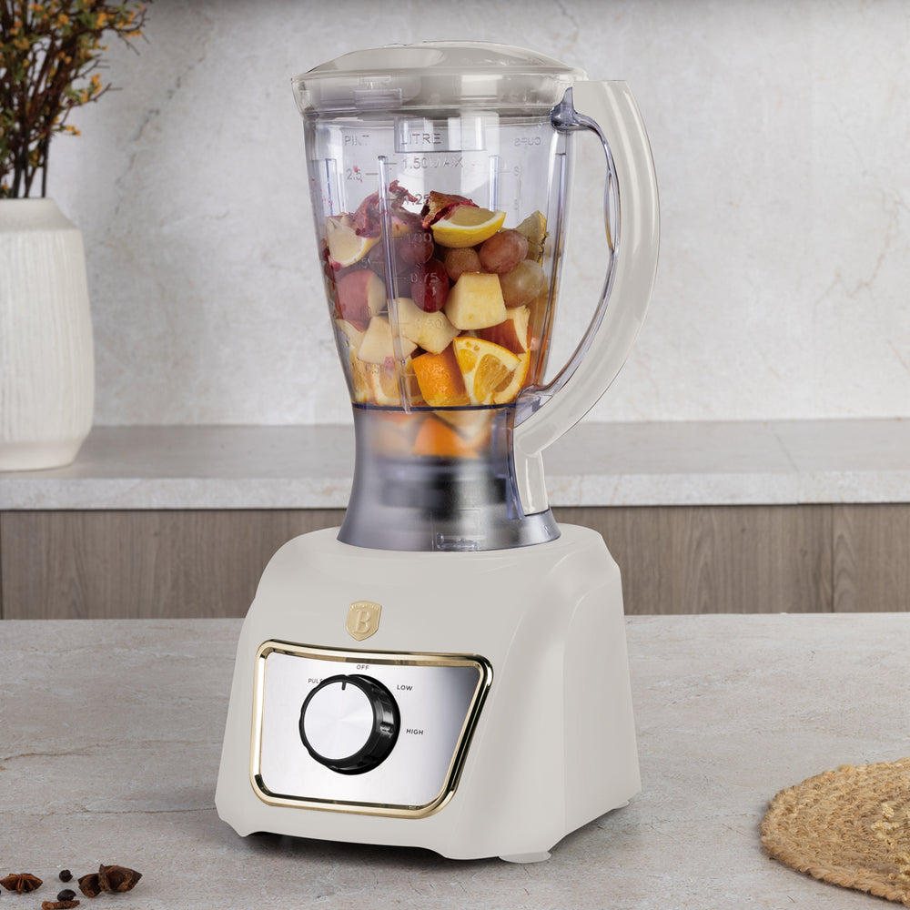 BerlingerHaus Küchenmaschine / Foodprocessor 8-in-1 Matt Creme - 500W