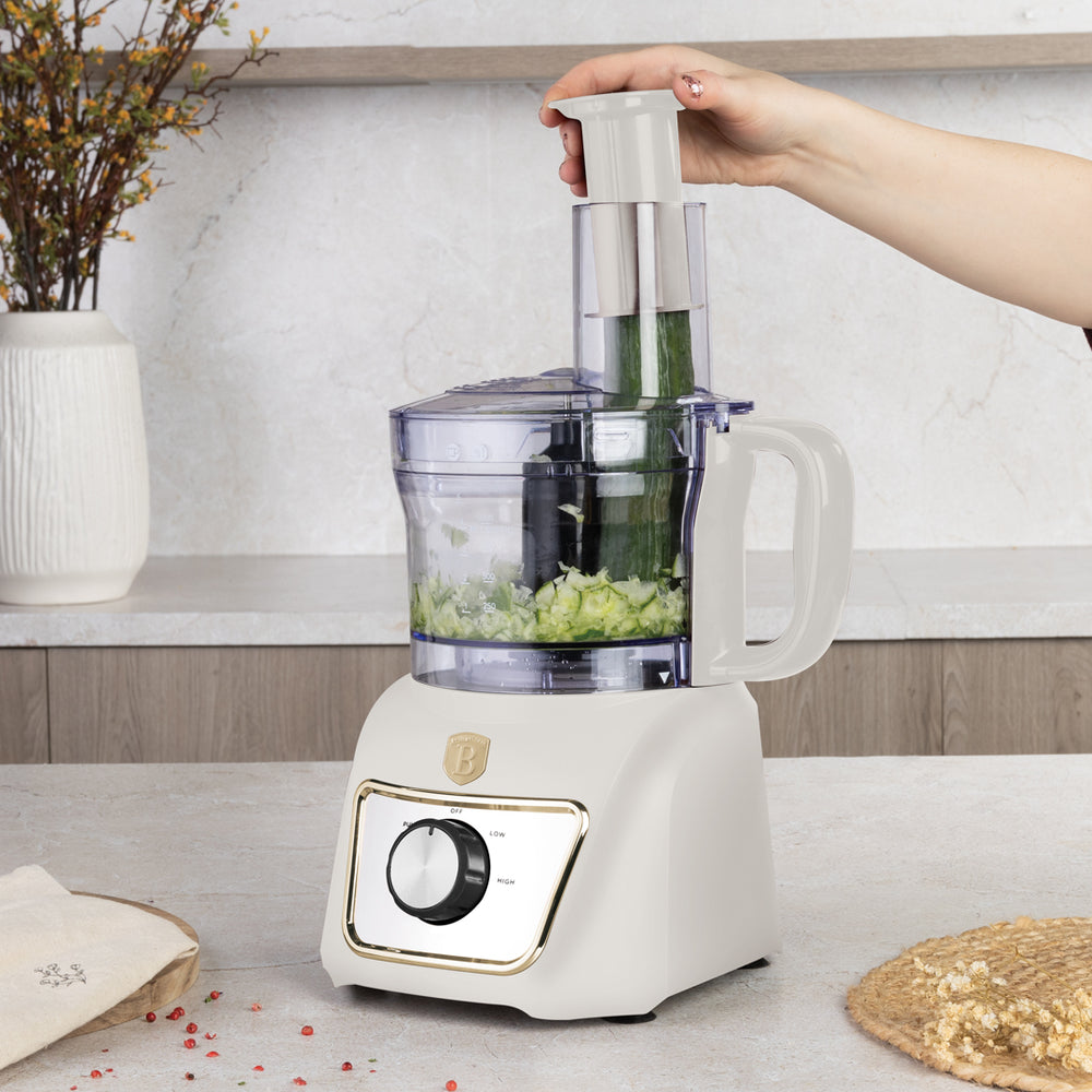 BerlingerHaus Küchenmaschine / Foodprocessor 8-in-1 Matt Creme - 500W