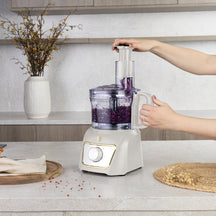 BerlingerHaus Küchenmaschine / Foodprocessor 8-in-1 Matt Creme - 500W