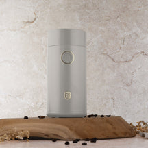 BerlingerHaus Elektrische Kaffeemühle / Kaffeebohnenmühle - Matt Crème - 150W