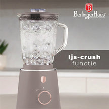 BerlingerHaus Standmixer Taupe - Glaskanne - 1,5 Liter - 1000W