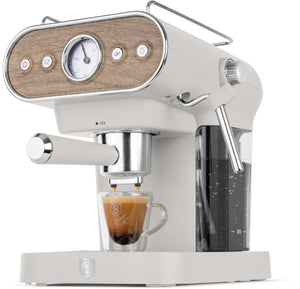 BerlingerHaus Espressomaschine / Siebträgermaschine Digital Matt Creme - 3-in-1 - 20 Bar - 1,0 Liter