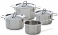 BK Topfset Marmite 4-teilig - Edelstahl - Kochtöpfe ø 16, 18, 20 & Stieltopf ø 16 cm