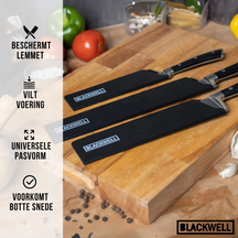 Blackwell Messerschutz Universal Schwarz Bis 15 cm