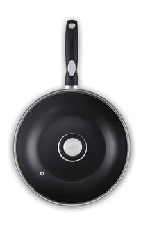 Beka Wok-Pfanne mit Glasdeckel Pro Induc ø 28 cm - keramische Antihaftbeschichtung