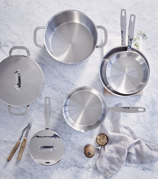 Beka Kochtopf Maestro RVS mit Deckel ø 16 cm / 1,1 Liter - geeignet für alle Wärmequellen