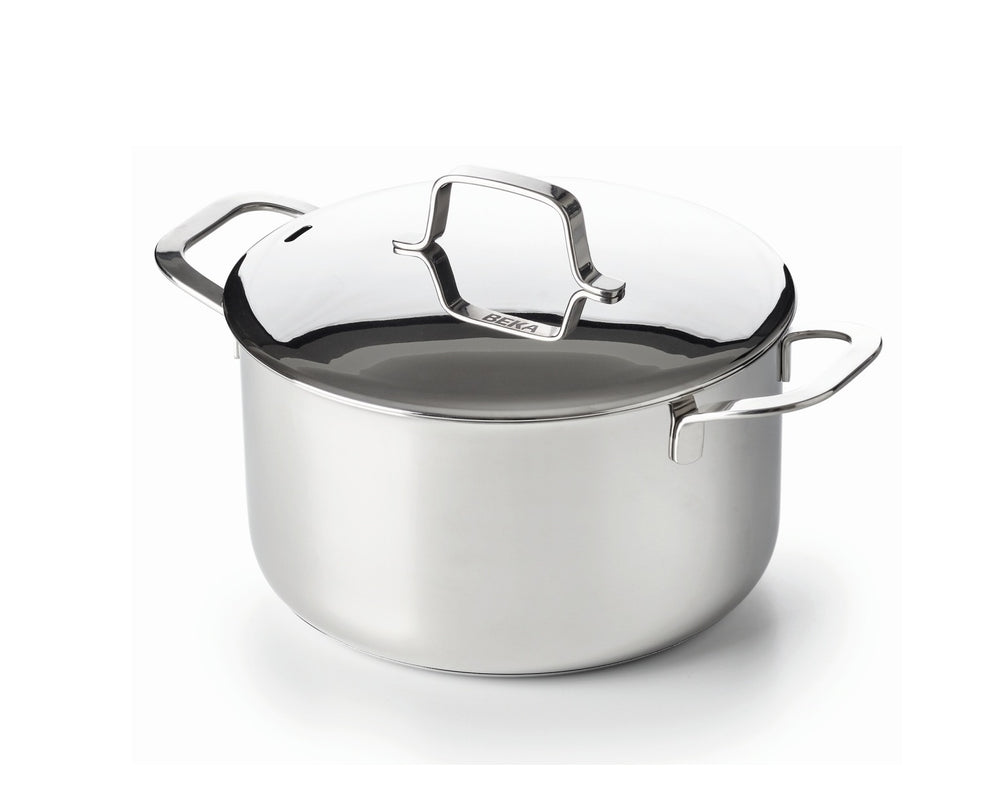 Beka Kochtopf Maestro RVS mit Deckel ø 16 cm / 1,1 Liter - geeignet für alle Wärmequellen
