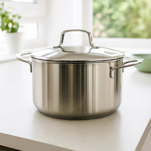 Beka Kochtopf Maestro RVS mit Deckel ø 16 cm / 1,1 Liter - geeignet für alle Wärmequellen