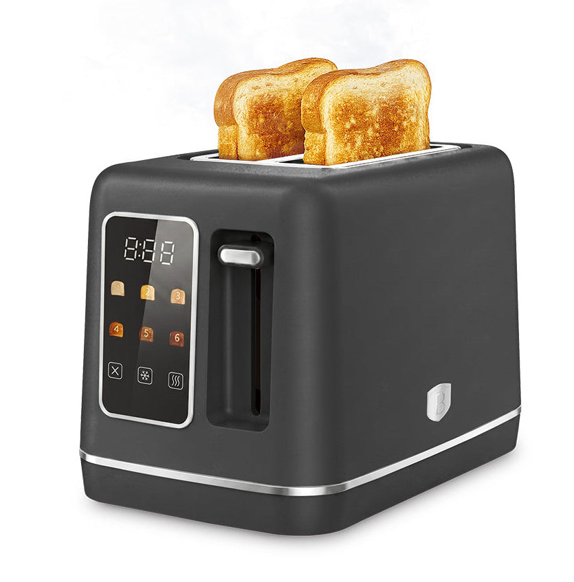 BerlingerHaus Toaster Digital Matt Anthrazit - 2 Schlitze - 750W
