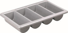 Hendi Besteckkasten – 4 Fächer GN 1/1 – Grau