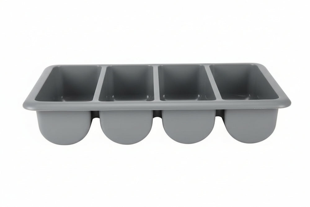 Hendi Besteckkasten – 4 Fächer GN 1/1 – Grau