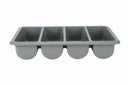Hendi Besteckkasten – 4 Fächer GN 1/1 – Grau