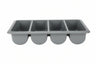Hendi Besteckkasten – 4 Fächer GN 1/1 – Grau