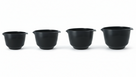 Birkmann Mischschüsseln / Teigschüsseln Colour bowls Set 4-teilig - 1,5, 2, 3 und 4 Liter - Cool Grey