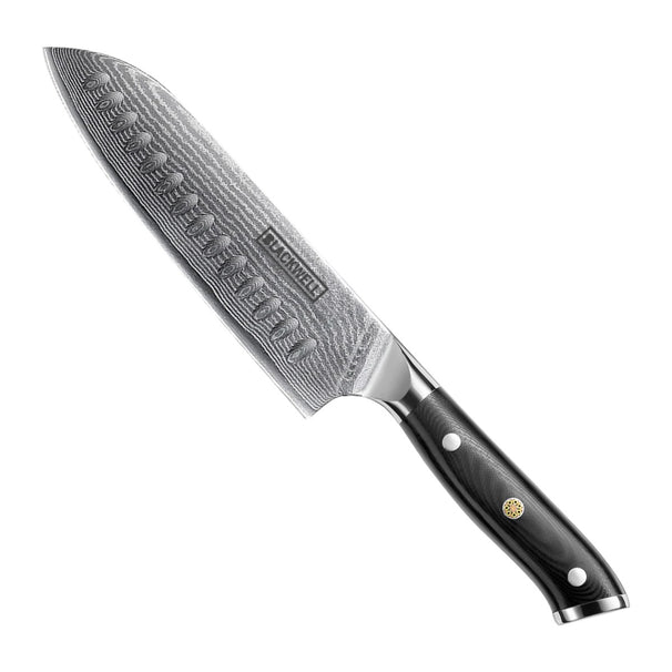 Blackwell Santokumesser im japanischen Stil – 67 Lagen Damaszenerstahl – VG10 – 19 cm