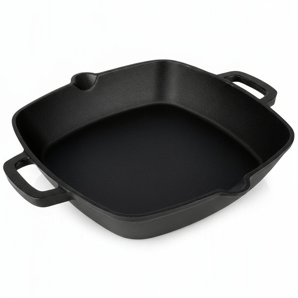 Blackwell Bräter Gusseisen - 25 x 25 cm / 2 Liter - ohne Antihaftbeschichtung