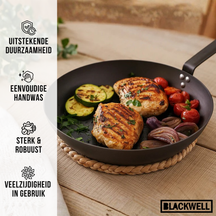 Blackwell Bratpfanne Carbonstahl Ø 26 cm – ohne Antihaftbeschichtung