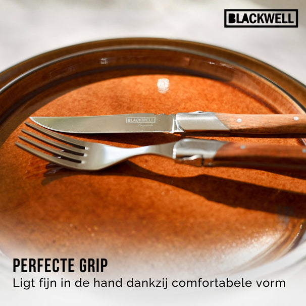 Blackwell Steakgabeln Laguiole - Rosenholz - 6 Stück