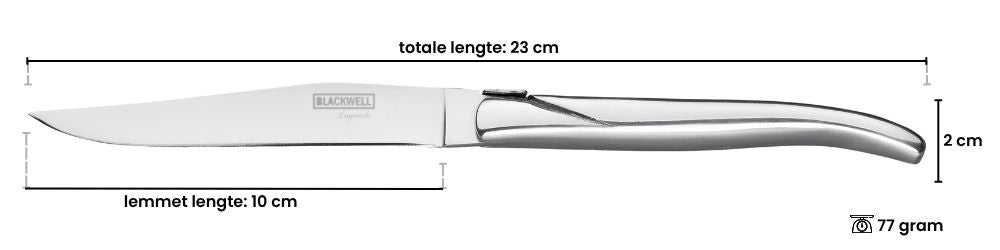 Blackwell Steakmesser Laguiole RVS - 6 Stück