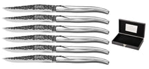 Blackwell Steakmesser Laguiole - Raw Black - RVS - 6 Stück