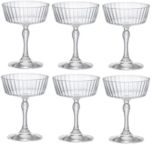Bormioli Rocco Cocktailgläser America 20's 270 ml - 6 Stücke