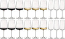 Bormioli Rocco Weingläser-Set Nexo (Rotweingläser, Weißweingläser und Champagnergläser) – 18-teiliges Set