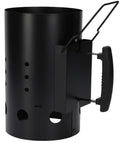 Cookinglife Grillanzünder-Brikett Fire & Flavor 30,5 cm – Hitzebeständiges Metall, Schwarz