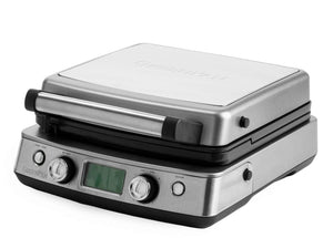 GreenPan Waffeleisen - Edelstahl - inklusive 2 Sets Waffelplatten - Keramische Antihaftbeschichtung