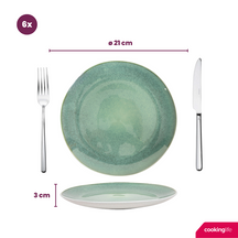 Cookinglife Frühstücksteller / Dessertteller Belize ø 21 cm - 6 Stück