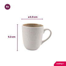 Cookinglife Becher Nola Sand 350 ml - 6 Stück
