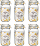 Bormioli Rocco Weckpot Fido 11 x 11 cm / 1,5 Liter - 6 Stück
