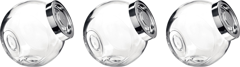 Bormioli Rocco Bonbonglas / Vorratsglas Pandora - ø 18 cm / 2 Liter - 3er-Pack