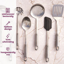 Cosy & Trendy Bratwender mit Öffnungen - Delish Plus - RVS