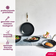 Cookinglife Wokpfanne Revolt Ø 28 cm – keramische Antihaftbeschichtung – geeignet für alle Wärmequellen