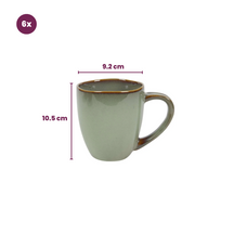 Cookinglife Tassen Sabi Grün 450 ml - 6 Stück
