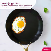 Cookinglife Bratpfannenset Style Grün Ø 24 und 28 cm – geeignet für alle Wärmequellen – keramische Antihaftbeschichtung