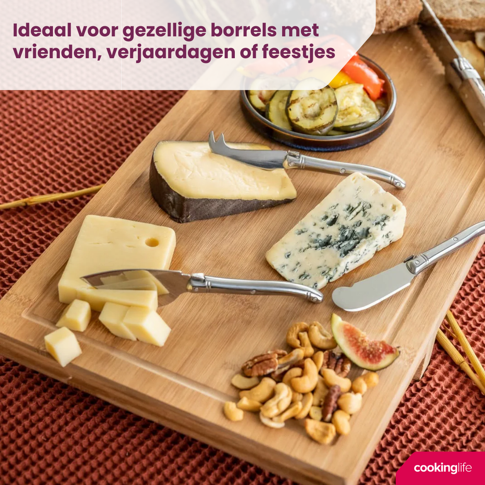 Cookinglife Servierbrett XXL - Bambus - 100 x 26 cm
