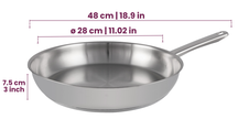 Cookinglife Bratpfannenset Superior Ø 24 und 28 cm – geeignet für alle Wärmequellen – ohne Antihaftbeschichtung