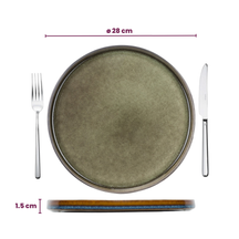 Cosy & Trendy Speiseteller Quintana Green ø 28 cm - 4 Stück