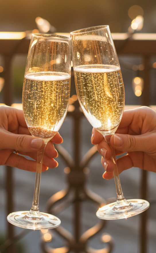 Cookinglife Champagnergläser Solare 210 ml - 4 Stück