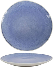 Cookinglife Geschirrset Nola Blau 18-teilig / 6 Personen - 6 Speiseteller, 6 Frühstücksteller und 6 Schalen