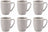 Cookinglife Kaffeetassen Breeze Grau 315 ml – 6 Stück