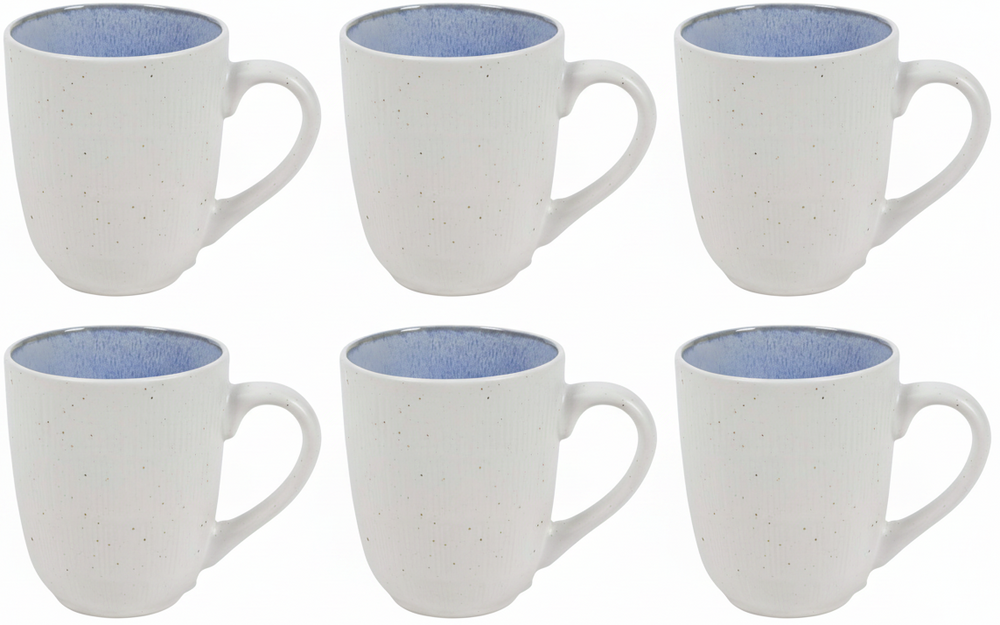 Cookinglife Kaffeetassen Nola Blau 330 ml – 6 Stück