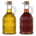 Cookinglife Öl- und Essigset Lines - Glas - 350 ml - 2 Stück