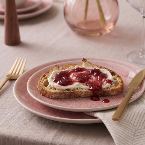 Cookinglife Frühstücksteller / Dessertteller Nola Rosa ø 21 cm – 6 Stück