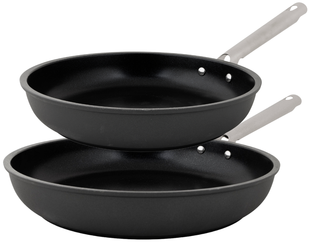Cookinglife Bratpfannenset ProForge Ø 24 und 28 cm – geeignet für alle Wärmequellen – keramische Antihaftbeschichtung 