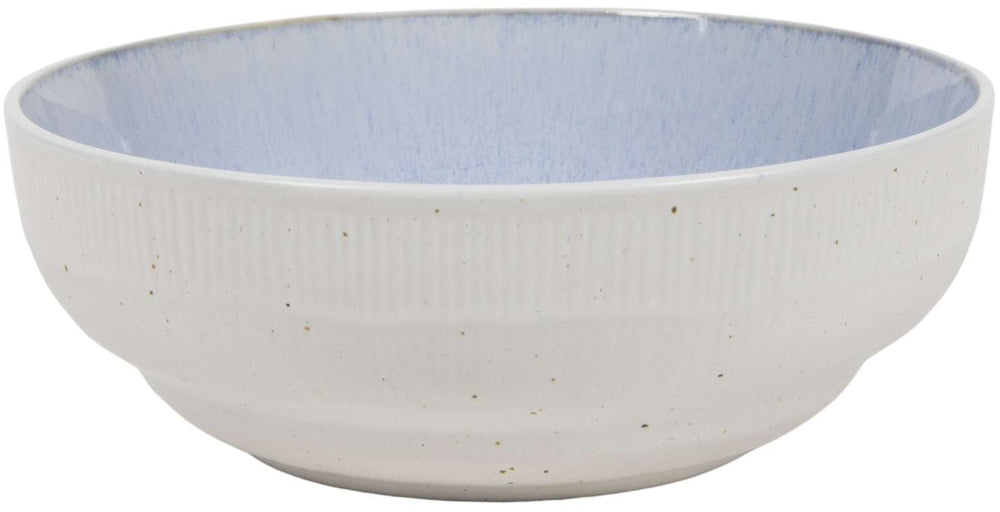 Cookinglife Geschirrset Nola Blau 18-teilig / 6 Personen - 6 Speiseteller, 6 Frühstücksteller und 6 Schalen