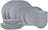 Cookinglife Geschirrset Linen Grey 18-teilig / 6 Personen - 6 Speiseteller, 6 Frühstücksteller und 6 Schalen