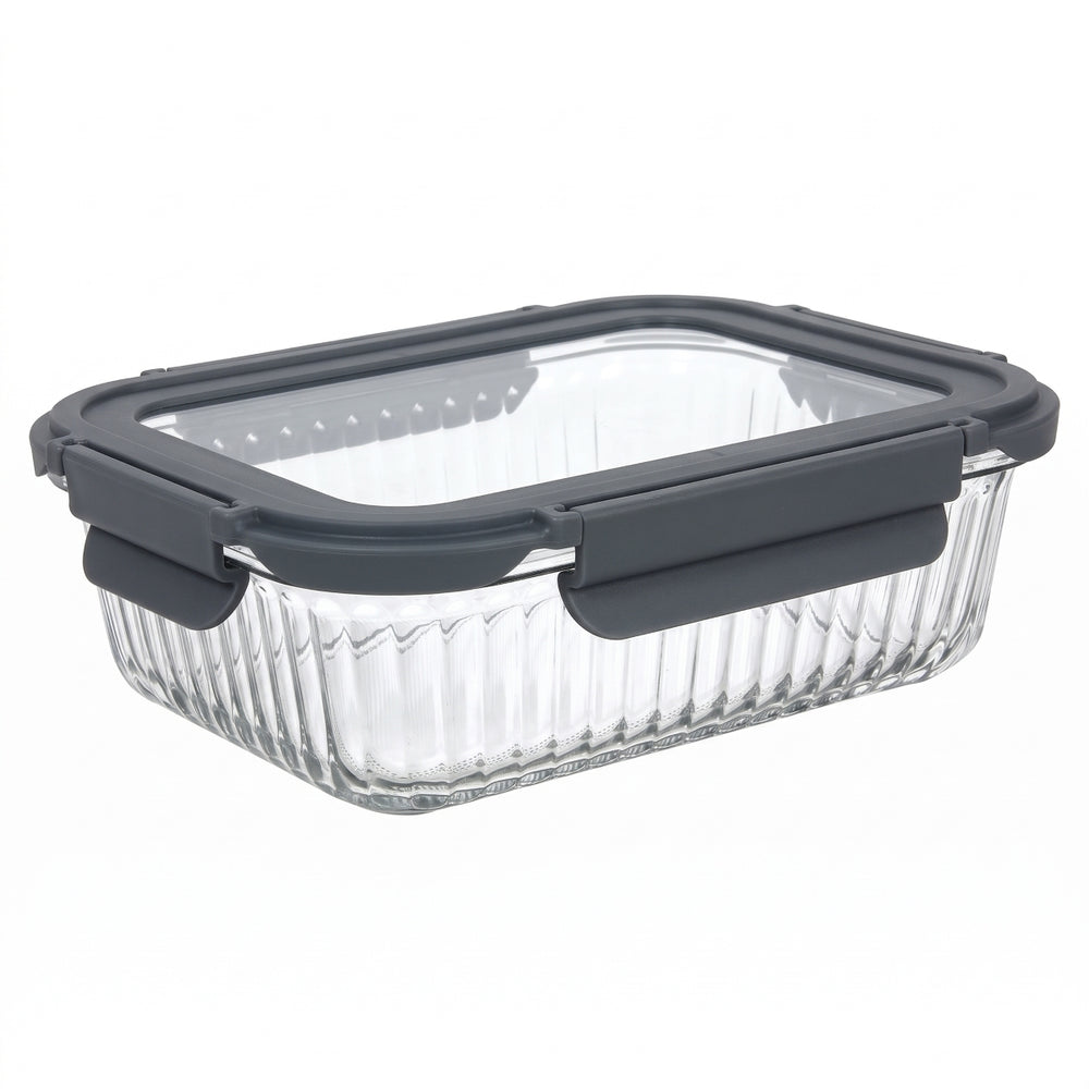 Cookinglife Glas Vorratsdosen Boro Lines 1 Liter - 2 Stück