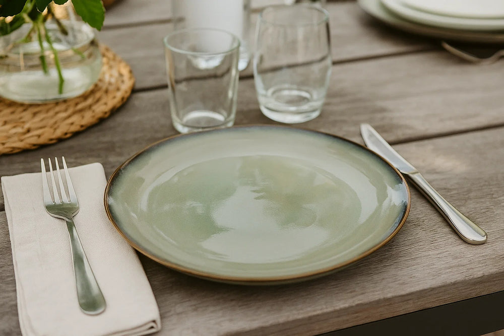 Cookinglife Speiseteller Sabi Grün ø 26 cm - 6 Stück